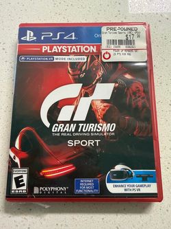 Gran Turismo Sport PS4