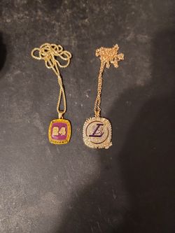 Lakers Necklacea 20$ Each