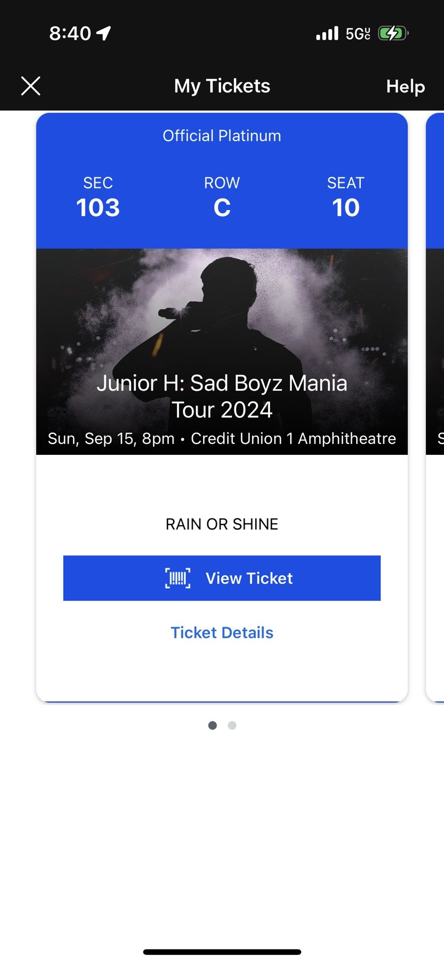 Junior H Tinley Park Tickets