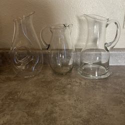 Glass Pitchers 