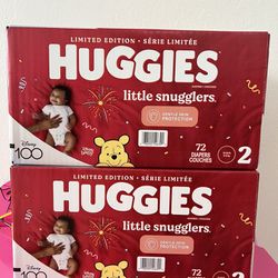 Huggies Baby Diaper Size 2 both x $46