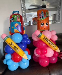 Back too school balloons