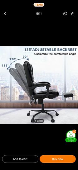 Leather office chair