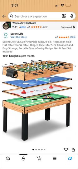 Soccer table
