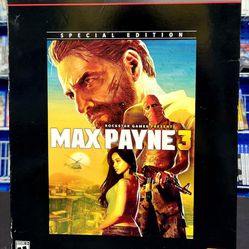 PS3 Max Payne Special Edition Used In Box 