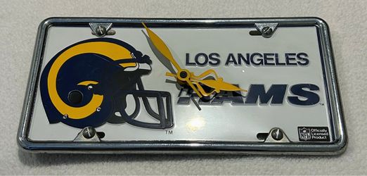 Los Angeles Rams NFL License Plate Clock- Clock needs to be fixed