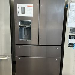 KitchenAid 26.2 cu. ft. Standard Depth French Door Refrigerator in Black Stainless Steel with Platinum Interior - Free One Year Warranty