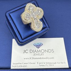 Ring Cross Diamonds 💎 Real 