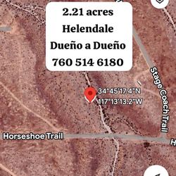Terreno De Venta En Helendale 2.21 Acres De Dueño A Dueño 