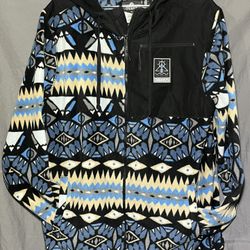 Dravus Scenic Dream Blue Micro Fleece Jacket Size XL