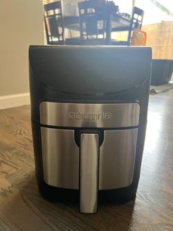 Gourmia GAF798 Digital Air Fryer - No Oil Healthy Frying - 10 One-Touch Cooking Functions - Guided Cooking Prompts - Easy Clean-Up - 7-Quart Basket
