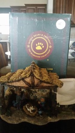 Boyd bear nativity set 5 pieces