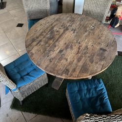 Outdoor Patio Wooden Set