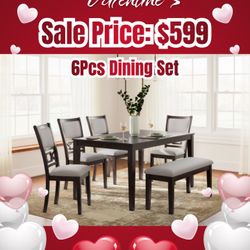 6pcs Dining Set 