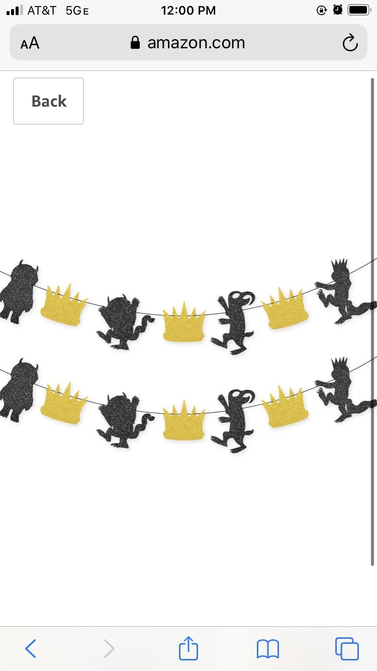 Wild things 1st birthday decorations