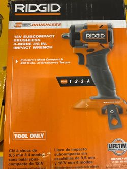 Brand New Ridgid 18V Impact Wrench