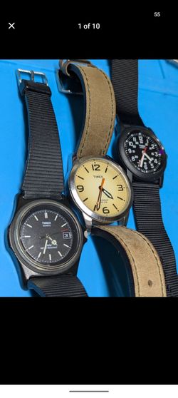 Timex Casual And Sport Quartz Mixed Lot - 3 Watches