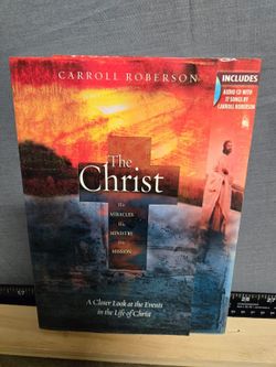 The Christ by Carroll Roberson hardcover book with CD