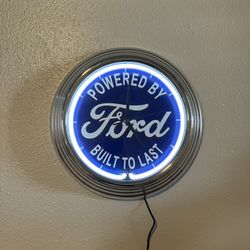 Neon Clock (Ford Motors)