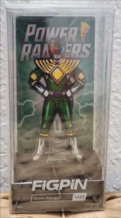 Fig Pin Green Ranger SDCC 2023 Exclusive Glitter