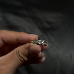 10k Gold Natural Diamond Ring 
