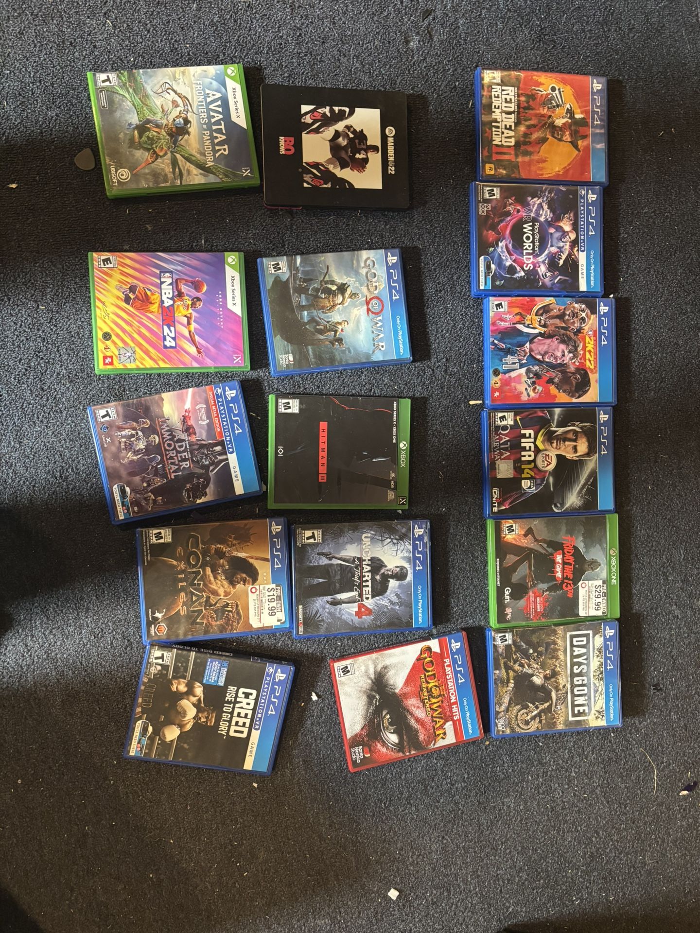 Xbox One And PS4 Games