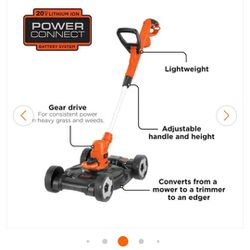 BLACK+DECKER

12 in. 6.5 AMP Corded Electric 3-in-1 String Trimmer & Lawn Edger with Lawn Mower Attachment
