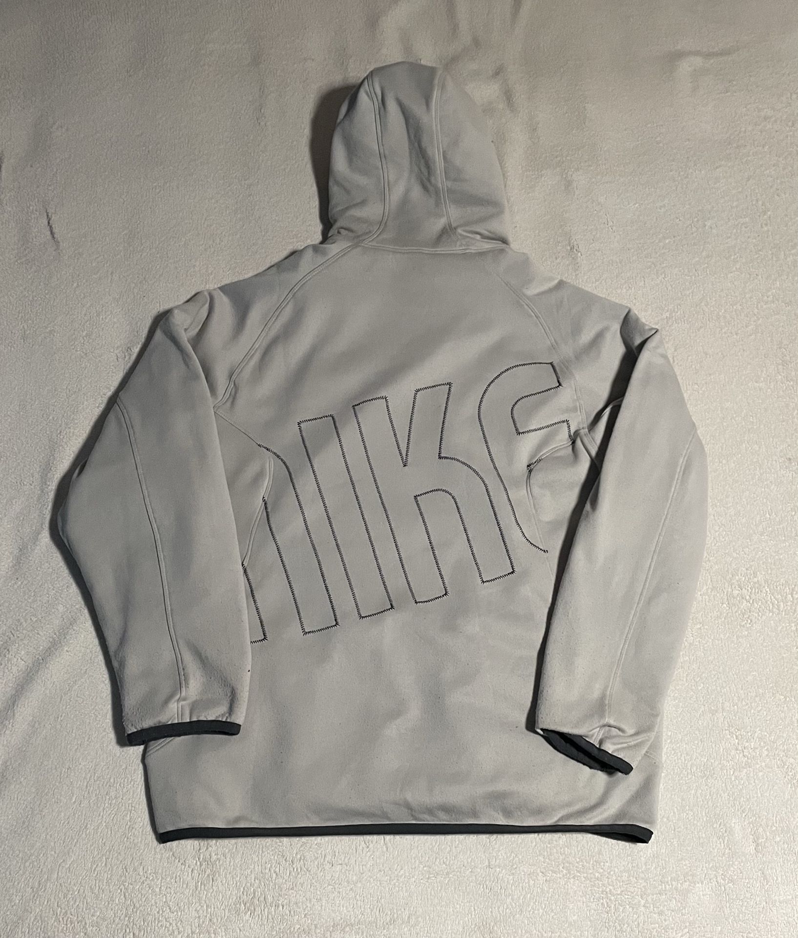 Vintage Large Nike Y2K 2000s Jacket Hooded Swoosh Reversible 