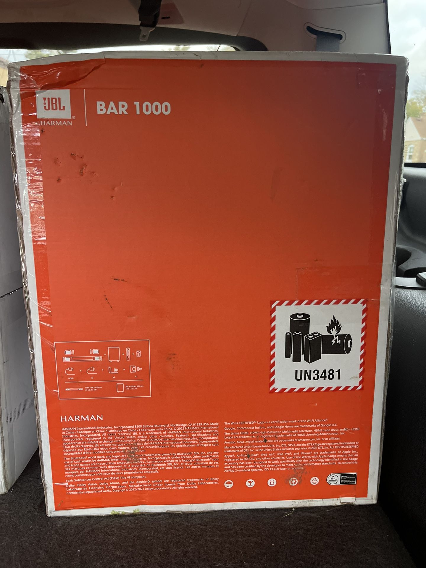JBL Bar 1000: 7.1.4-Channel soundbar