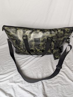 NWOT Duchamp London Rubberized Camo/Camp Tote Duffle Bag