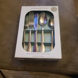 stainless steel flatware 20 piece set