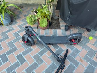Electric scooter with charger