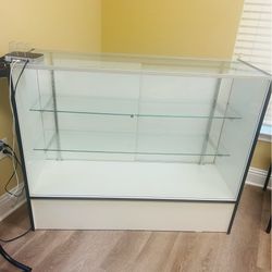 Glass store showcase