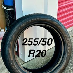 1 Used Tire Evoluxx Capricorn 4x4 HP 255/50R20. Tire has minimal wear.  90% Tread Left 
