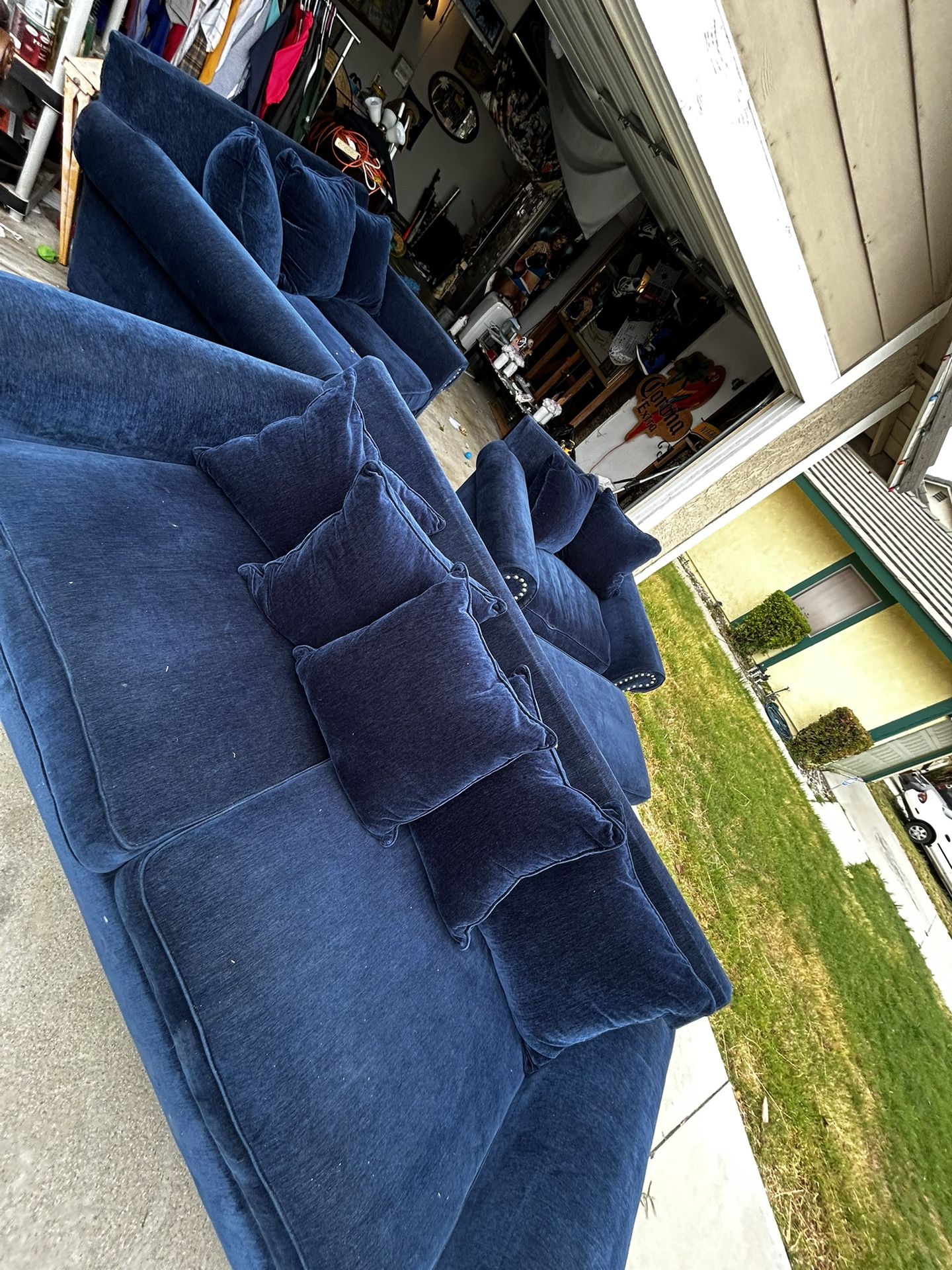 3 Piece Set Couches With Ottoman