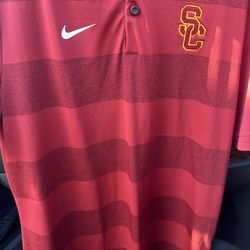 USC Nike golf polo