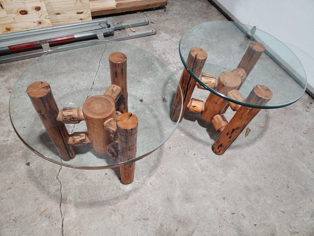 Craftsman Built Wood End Tables