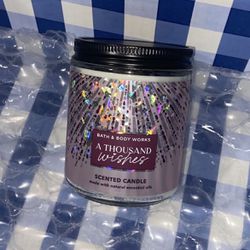Bath & Body Works A Thousand Wishes Single Wick Candle 