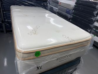 TWIN XL SAATVA HD MATTRESS & BOX SPRING BED SET