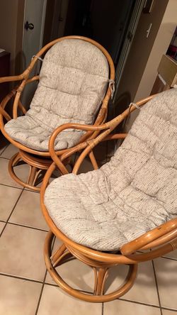 Vintage Rattan /bamboo rockers