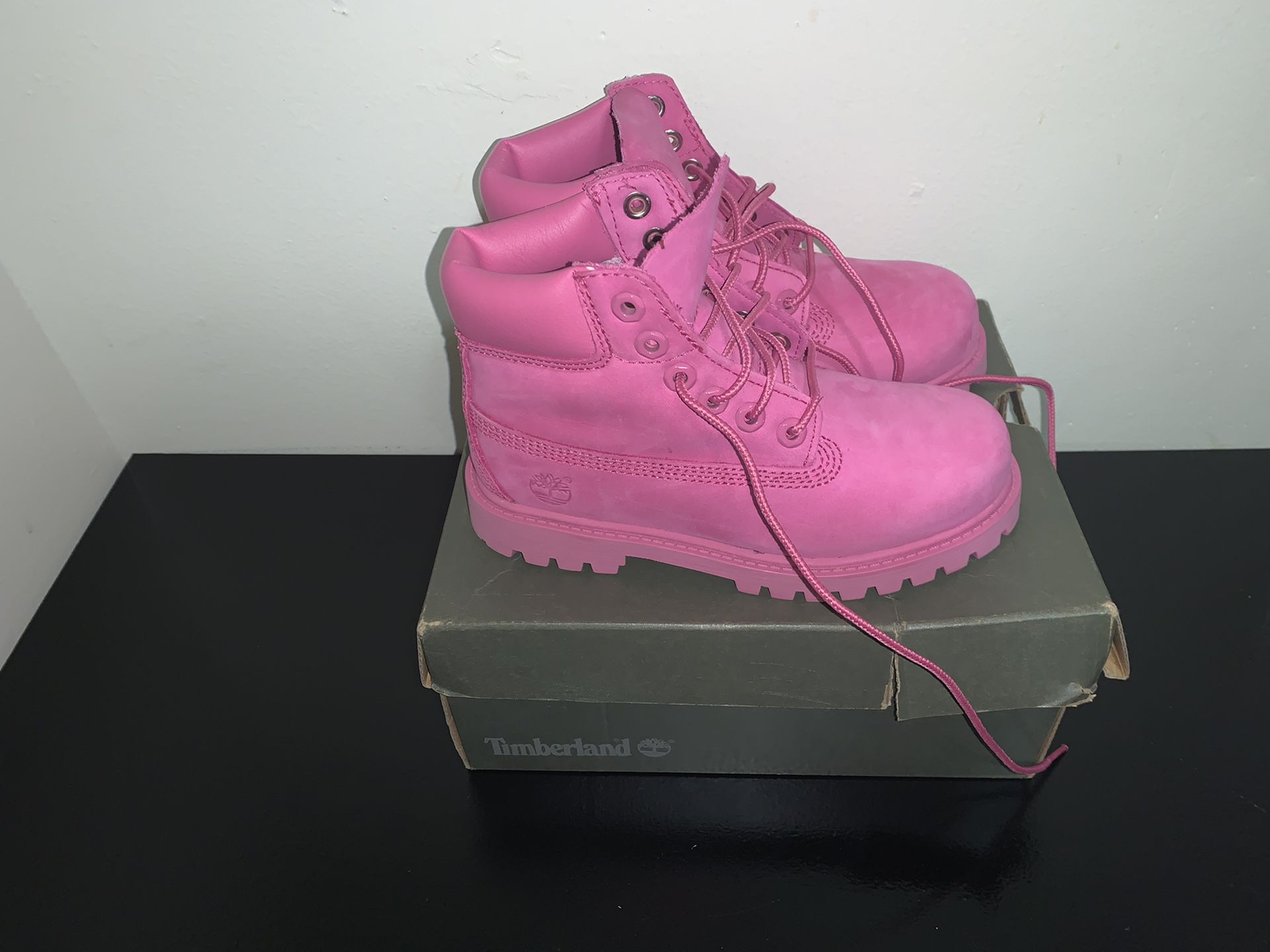 Brand New Timberland Boots Hot Pink Size 12c GIRLS