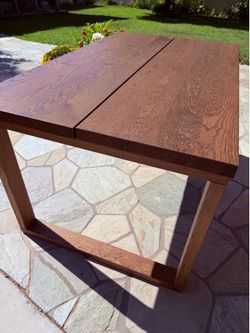 wooden table