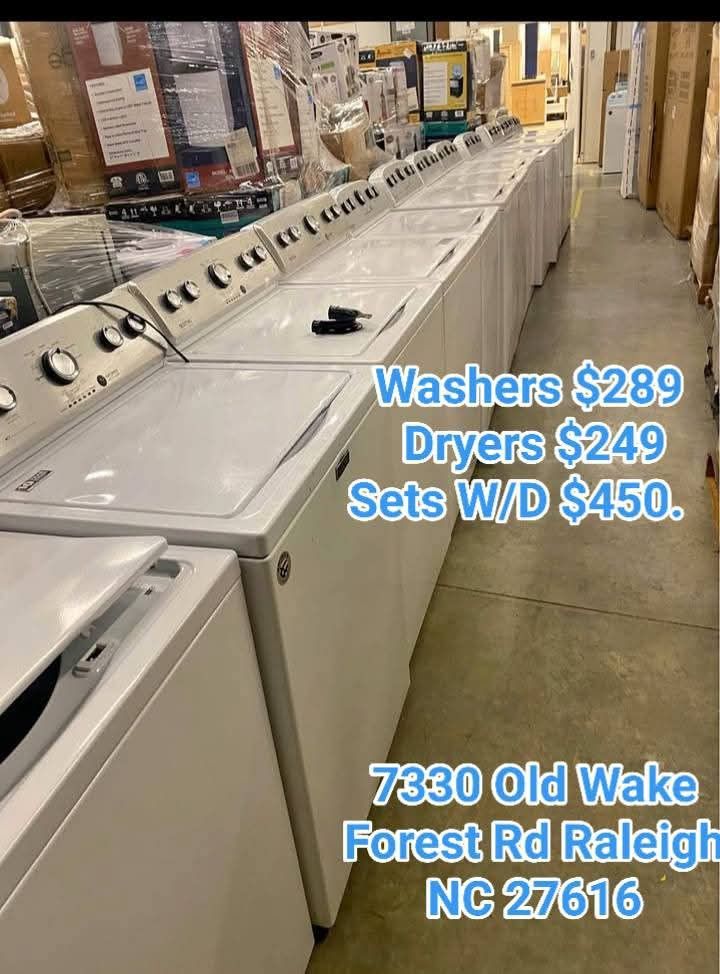 ⭐⭐HUGE LIQUIDATION of WASHERS AND DRYERS ‼️ SETS FOR ONLY $450 WASHERS for $ 289 and DRYERS for $249