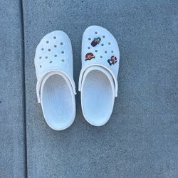 White Crocs 