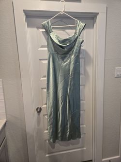 Sage green dress