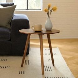 Article Amoeba Walnut Side Table