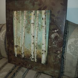 UNIQUE 2-Layered Forest Wall Painting Only $10!!!