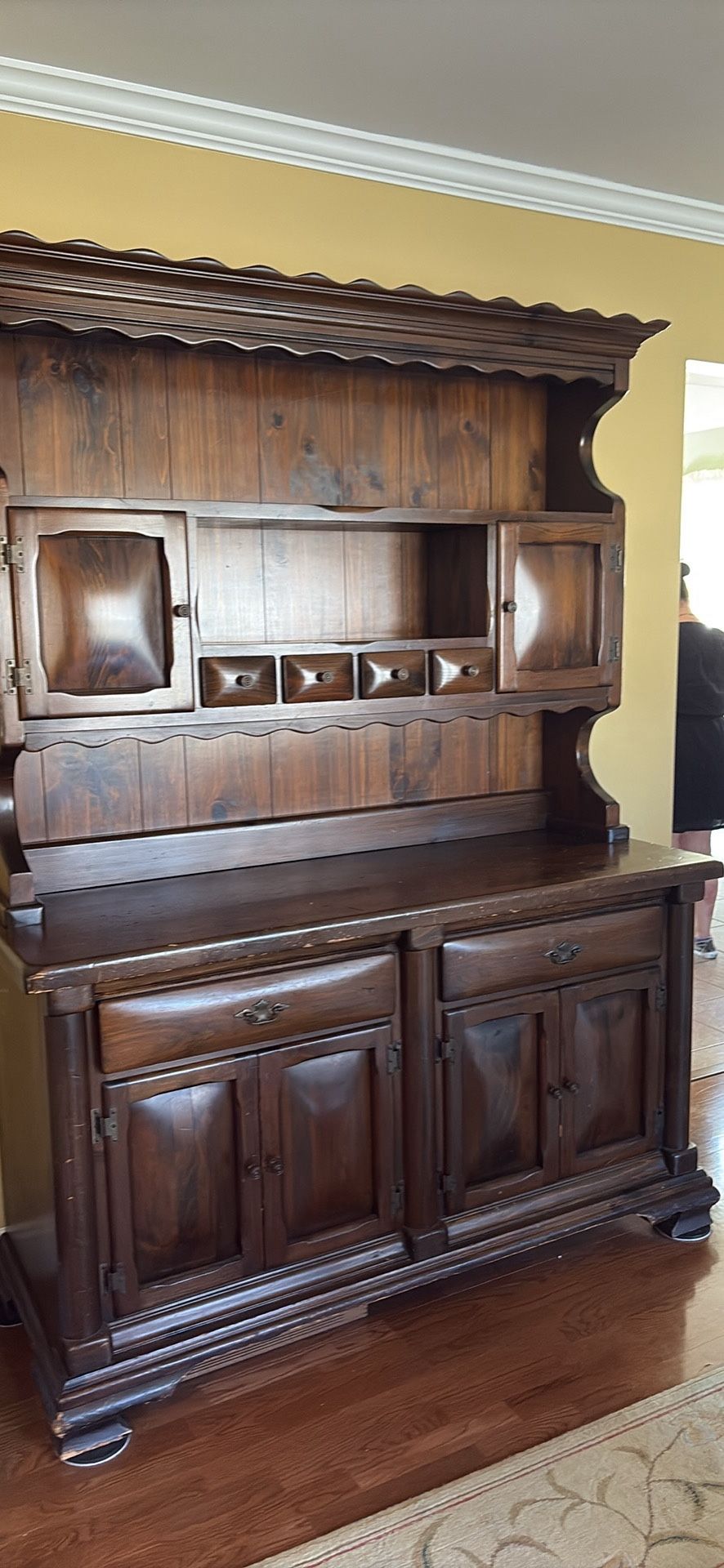Hutch And Dining Table