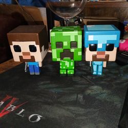 Minecraft pop figures