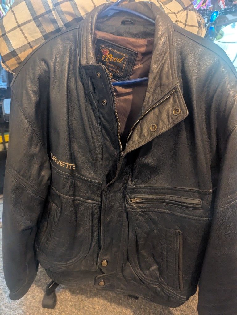 Leather Bomber Jacket